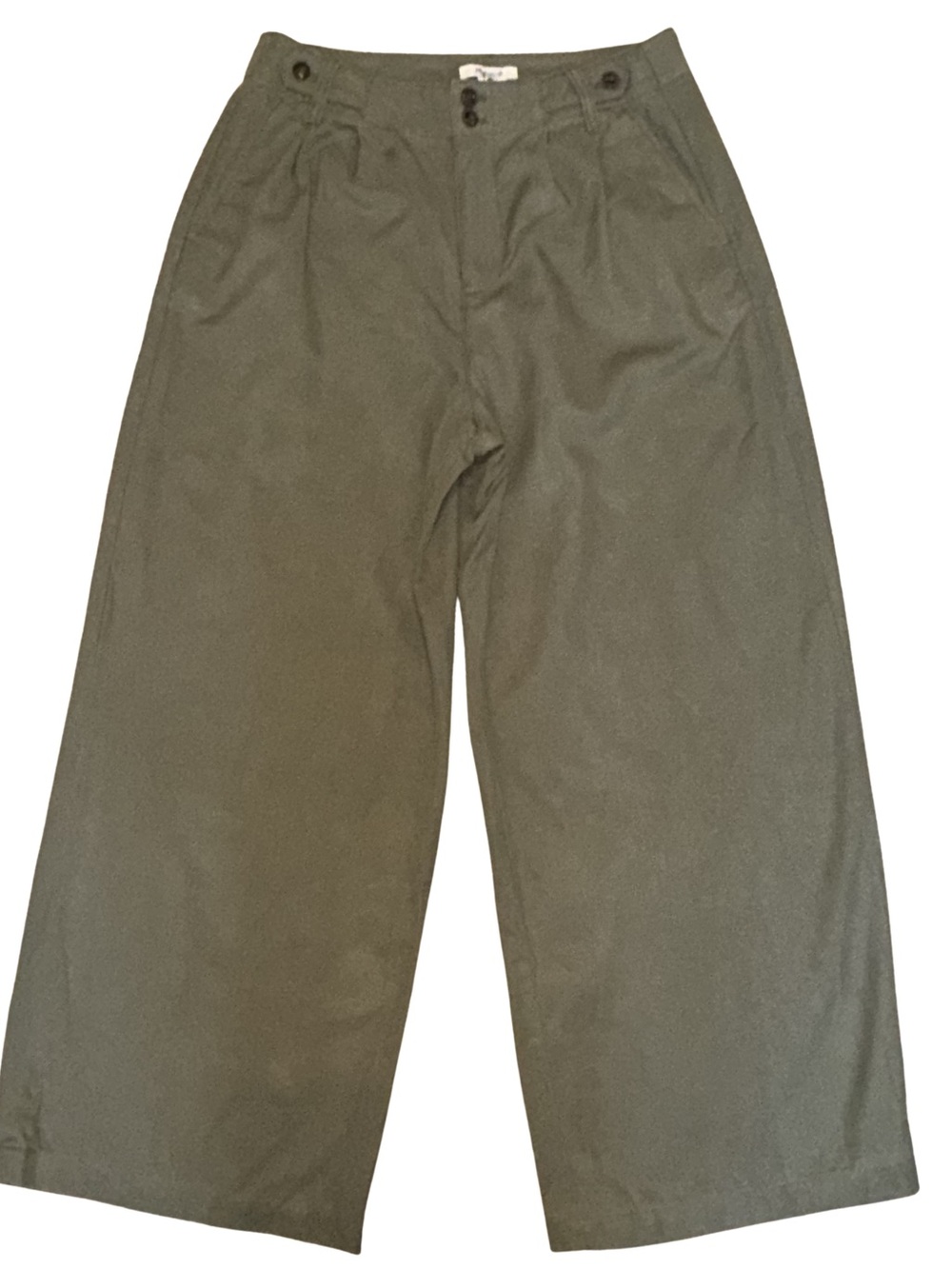Madewell The Harlow Wide Leg Trouser Pants Women's 8P High Rise Pleated Work